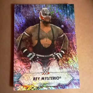 Rey Mysterio 2021 WWE Topps Foil Card